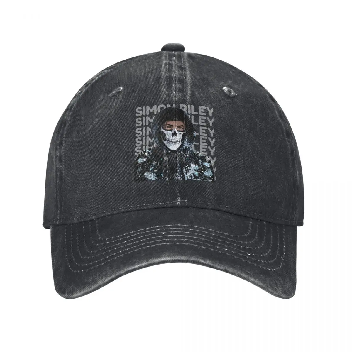 Washed Men's Baseball Cap Simon Riley Trucker Snapback Caps Dad Hat Ghost MW2 COD Calls Of The Duty Golf Hats