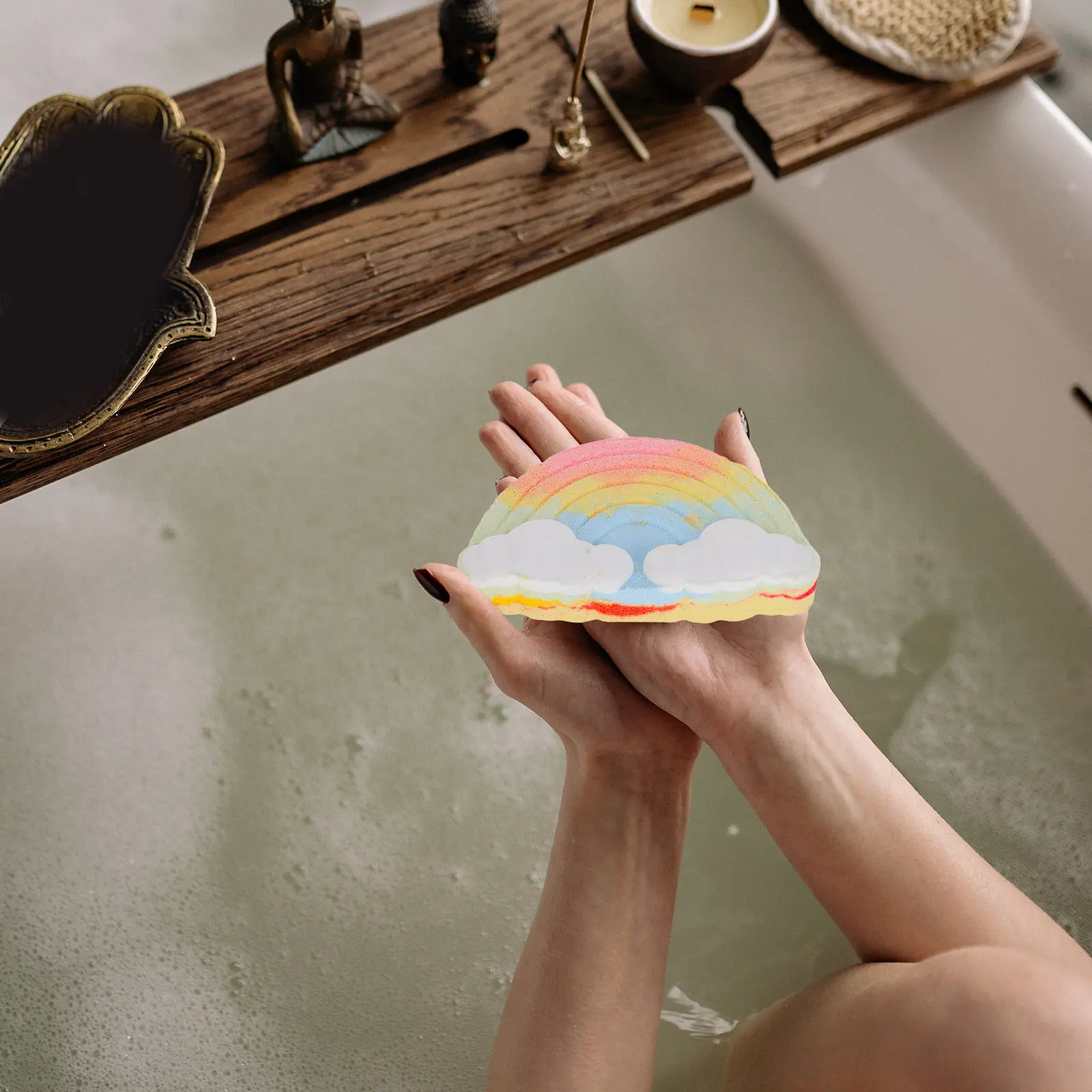 

Cloud Bubble Bath Moisturizing Fun Soothing Aromatherapy Bath Accessories Relaxing for Women Practical Bathing Bombs