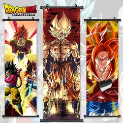 Canvas  Hanging Scrolls Poster Home Decor JK Anime Print Dragon Ball Z Picture Goku Wall Frieza Wukong Artwork Painting Vegeta