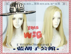Gyro Zeppeli Cosplay Wig Julius Caesar Zeppeli Blonde Long 70cm Straight Synthetic Hair Halloween Role