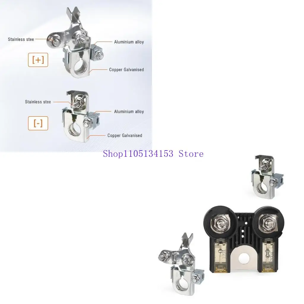 

hg89 Клеммы аккумулятора и предохранители в сборе Положительное отрицательное соединение AE5Z14526BA Набор зажимов для клемм для