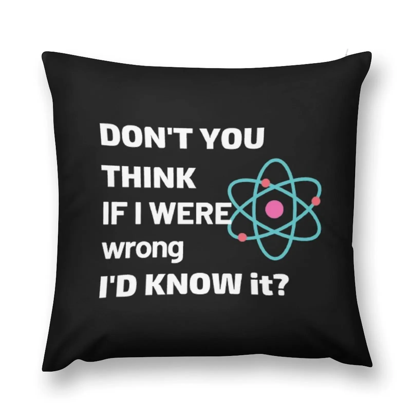 

Don't you think, if I were wrong I'd know it N 2 Throw Pillow Covers For Sofas Decorative Sofa Cushion pillow