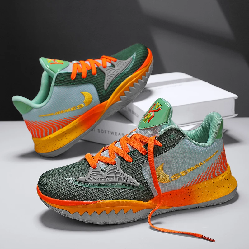 

2025New Comfortable Casual Breathable Couple Style Basketball Shoes36-45High-Quality Couple's Sports Shoes with Friction Sound