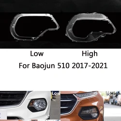 For Baojun 510 2017 2018 2019 2020 2021 front Car Headlight Cover Lens Shell Lampcover Lampshade Headlamp Light mask