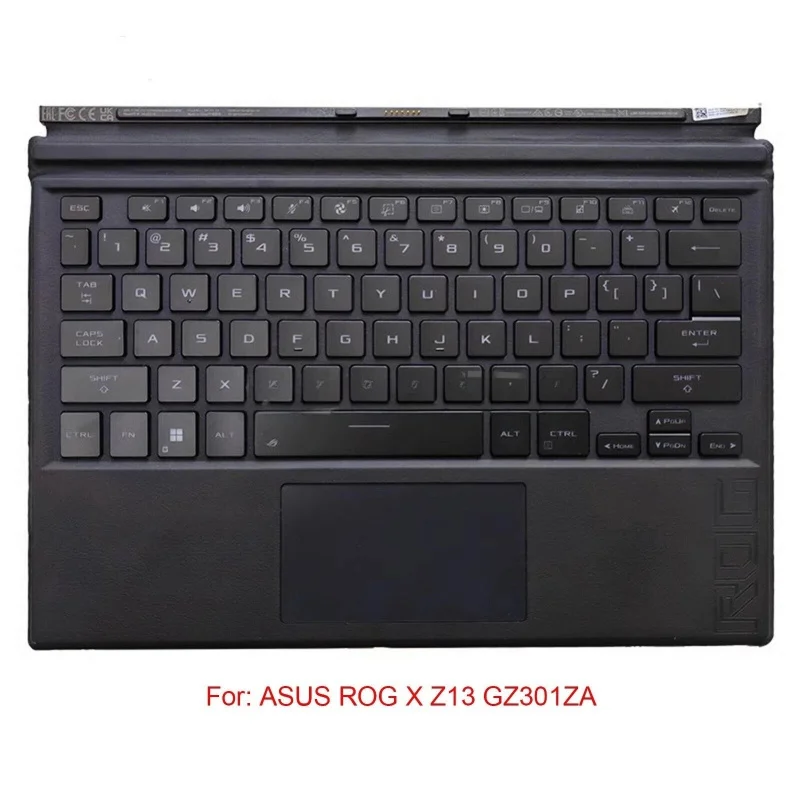 For ASUS ROG X Flow Z13 GZ301ZA (2022 Year) US Keyboard Palmrest w/ Backlit