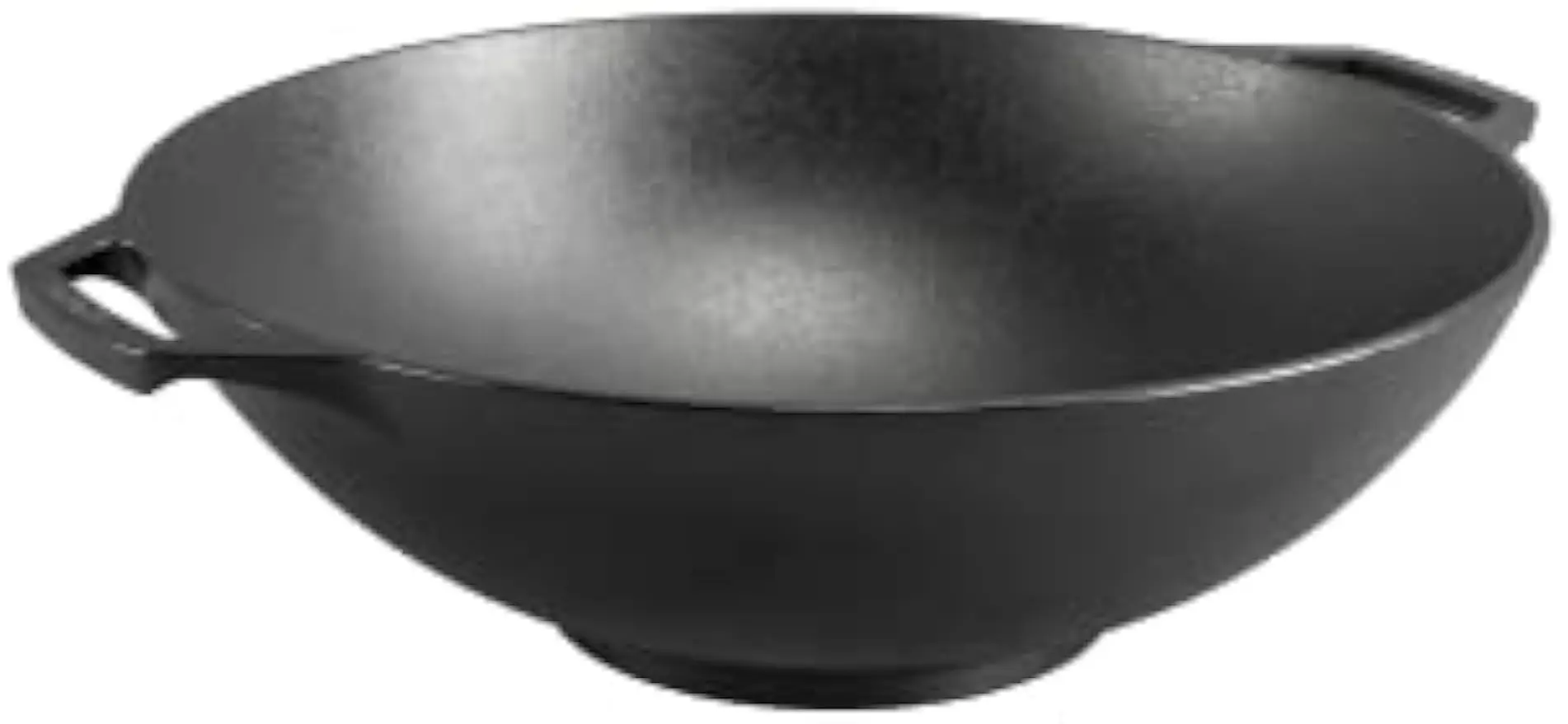 

Pre-Seasoned Cast Iron Wok with Dual Handles - Oven, Stove & Grill Safe - 14 Inch