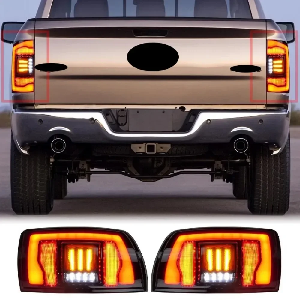 

Комплект кузова, светодиодный задний фонарь в сборе для Dodge RAM 2002-2008, модифицированный резервный фонарь, указатель поворота, стоп-сигнал, дневные ходовые огни