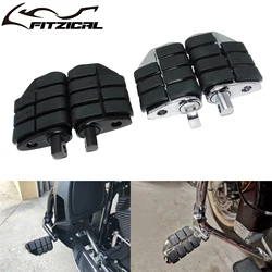 Universal Motorcycle 10mm Highway Footrest Male Mount Foot Pegs Footpeg Pedal For Harley Touring Road Glide Softail Sportster XL