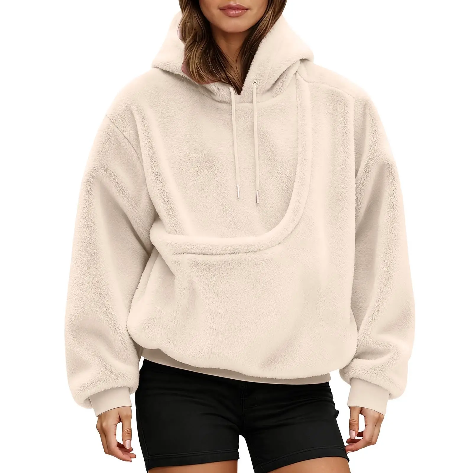 للجنسين الحيوانات الأليفة الناقل هوديي القط الكلب حقيبة طويلة الأكمام البلوز متعددة الألوان أفخم ارتداء اليومي الإكسسوارات #4