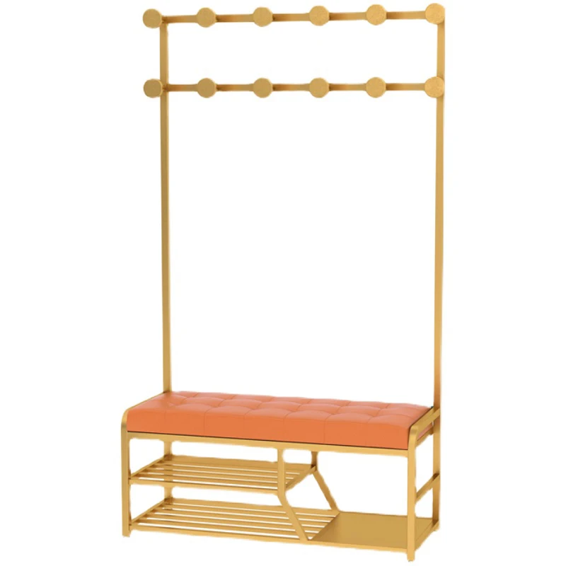 Standing Wall Coat Rack Hanger Foldable Entrance Multifunctional Clothes Rack Coat Stand Wardrobe Shoe Estantes Hall Furniture