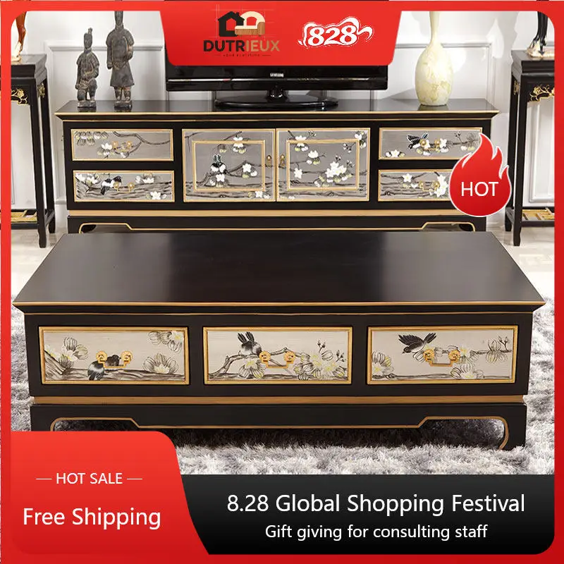 Classy Luxury Coffee Tables Design Decoration Vintage Console Coffee Tables Living Room Dining Table Basse Salon Furniture Desk