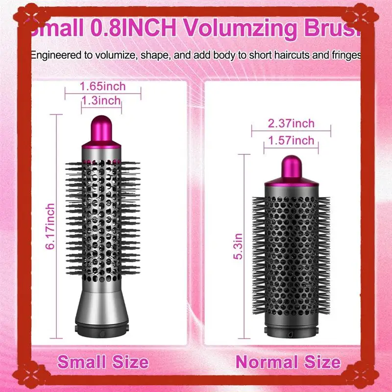 24-Hour Delivery For Dyson Airwrap Compatible Soft Smoothing Brush, 20MM Small Round Volumizing Brush