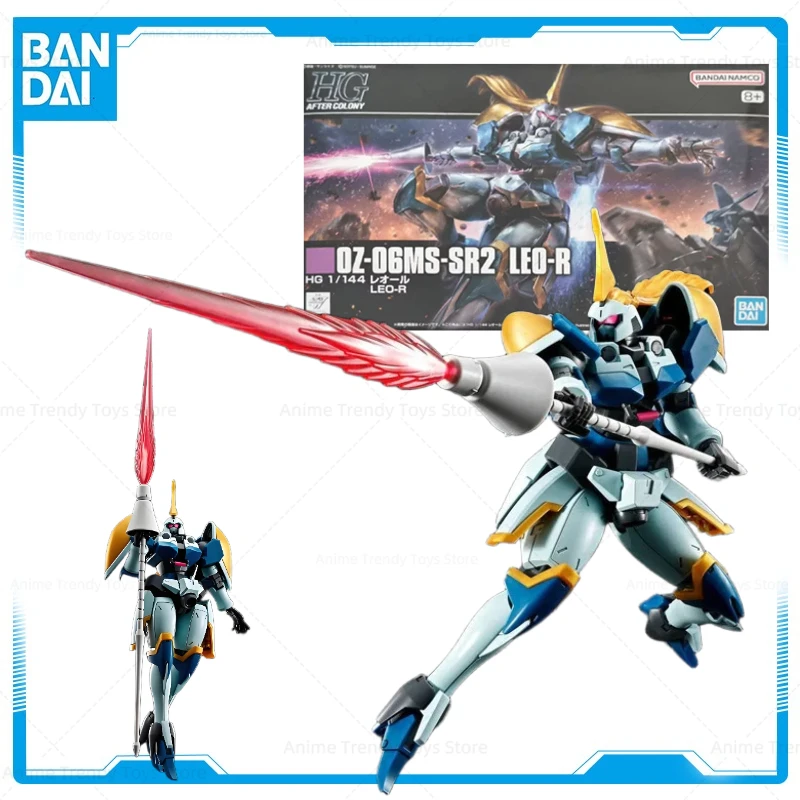 

In Stock BANDAI Original HG OZ-06MS-SR2 LEO-R Assembly Anime Action Figure Model Toys Gifts Packaging 1/144 WY