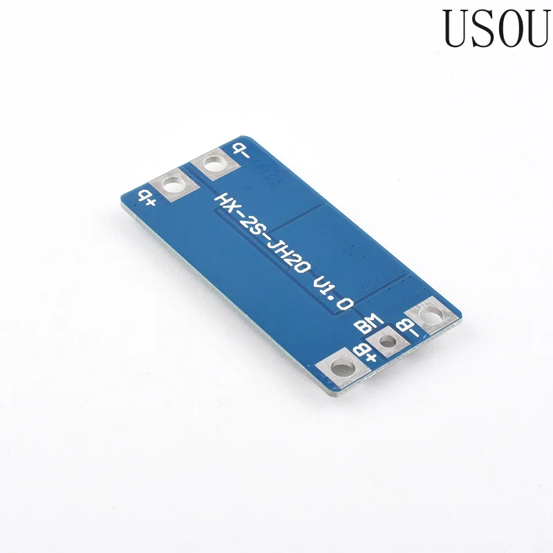 18650 lithium battery overcharge, overcurrent, short circuit charging protection board module 2 strings 10A with balanced blue b