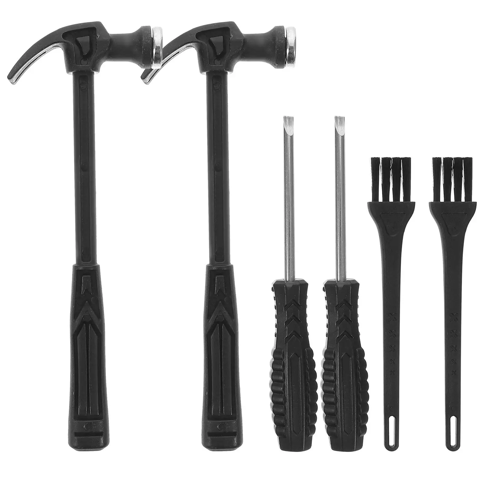 2 Sets Children Archaeological Excavation Tools Toddler Digging Toys Metal Plastic Hammer Chisel Toy Fine Motor Skill