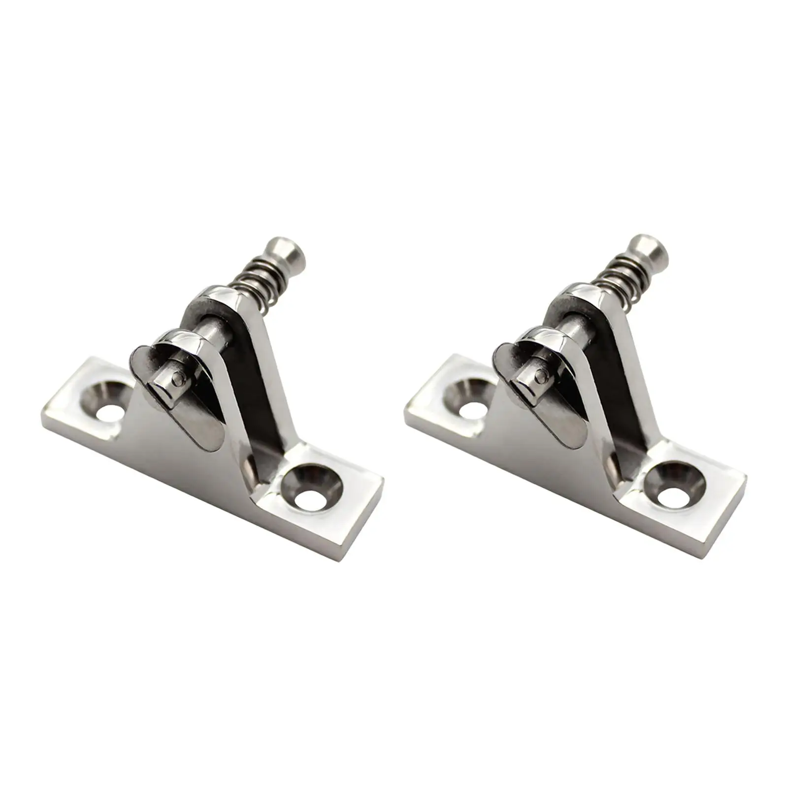 2 Pieces Bimini Top Hardware Yacht Rustproof Replacement Deck Hinge Mount