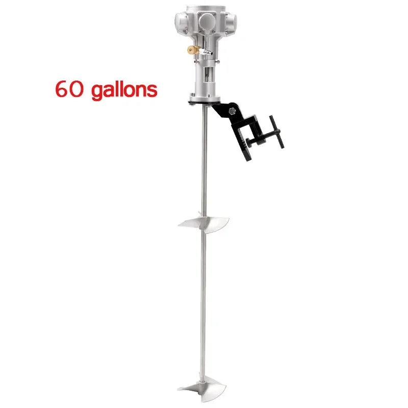 

60 Gallon 400L Pneumatic Paint Mixer Stirrer For 200 Liter Tank Agitated Machine Agitator Deposit 50 Gallon Dispersion