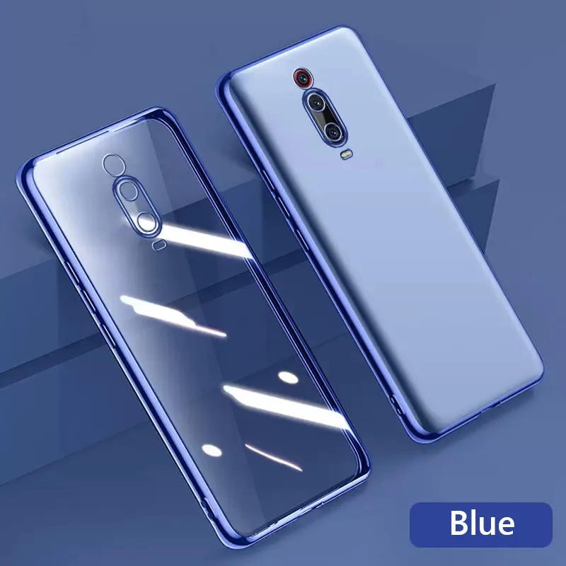 For Xiaomi Mi 9T Case Luxury Plating Soft Clear Back Cover For Xiaomi Mi 9T Pro Mi 9T Pro Mi9T Pro Phone Cases Fundas