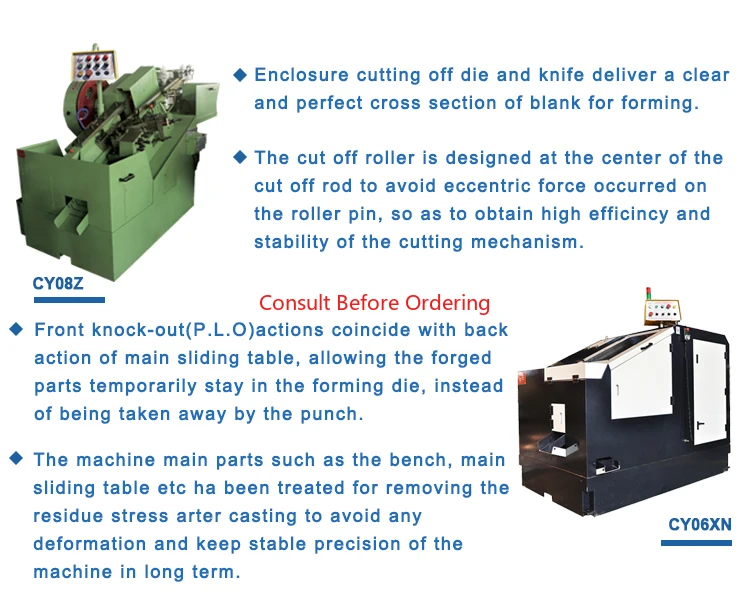 Macchina automatica per la produzione di dadi e bulloni Macchina per infilare i capezzoli Macchina per la produzione di filettatura leggera