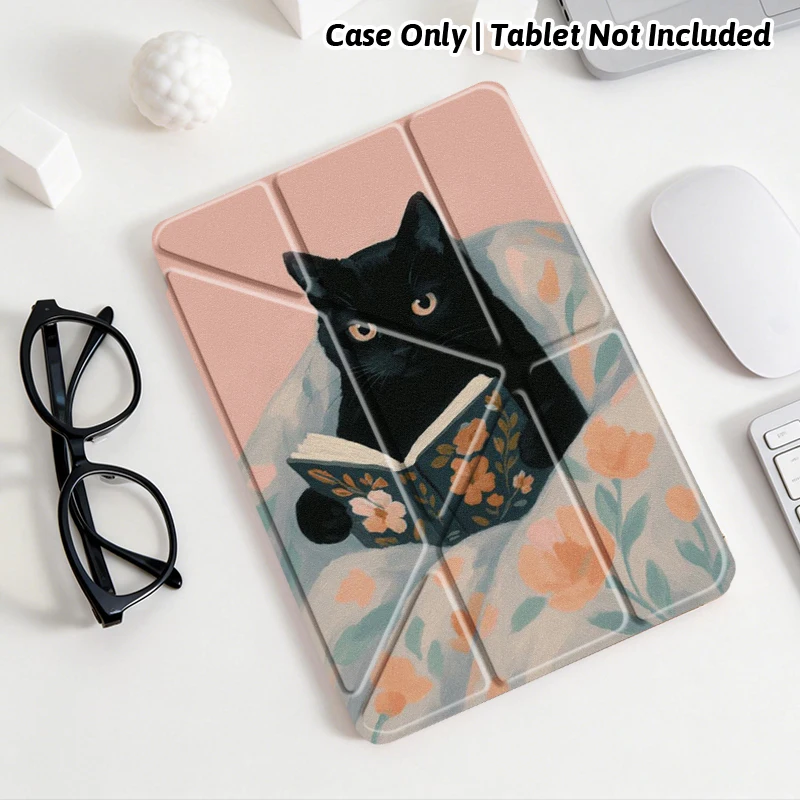 Y-shaped folding stand protective shell suitable for A9+ 11,Tab A9 8.7,S6 lite 10.4,Tab S7/S8/S9/S9 FE/S10 FE 11 and 12.4inch