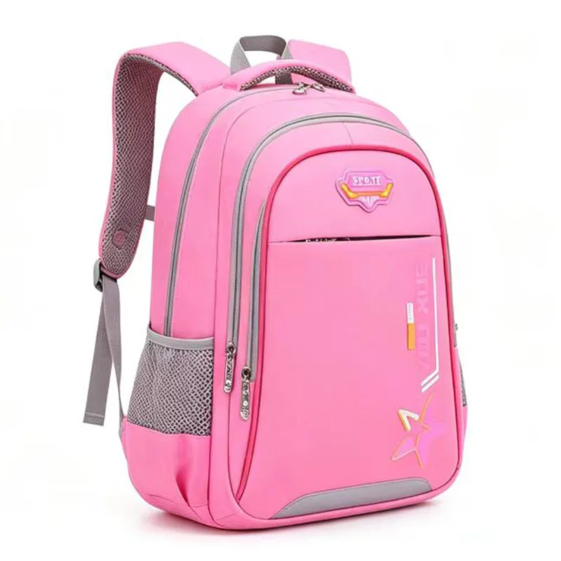 Pink Kawaii Waterproof Girl Backpack School Bag For Kid Child Teenage Schoolbag Primary Lightweight Cute High Capacity