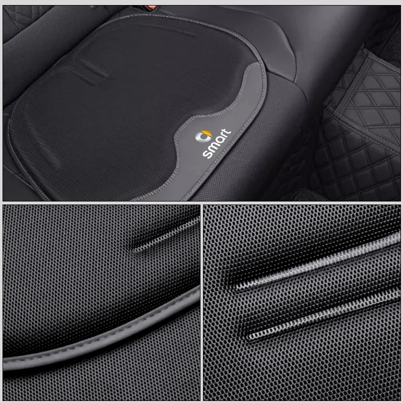 Car Summer Ice-Silk Seat Cover Apple-Shaped Cushion Interior Accessories For Smart Fortwo 451 450 453 EQ Forfour Coupe Cabrio