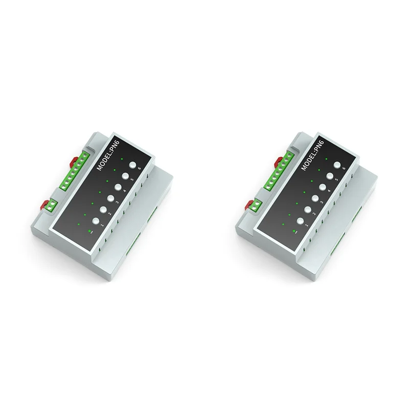 A73E-2X Tuya Smart Home 6-Channel 16A Relay Switch Module Dry Contact Module For Intelligent Appliance Control
