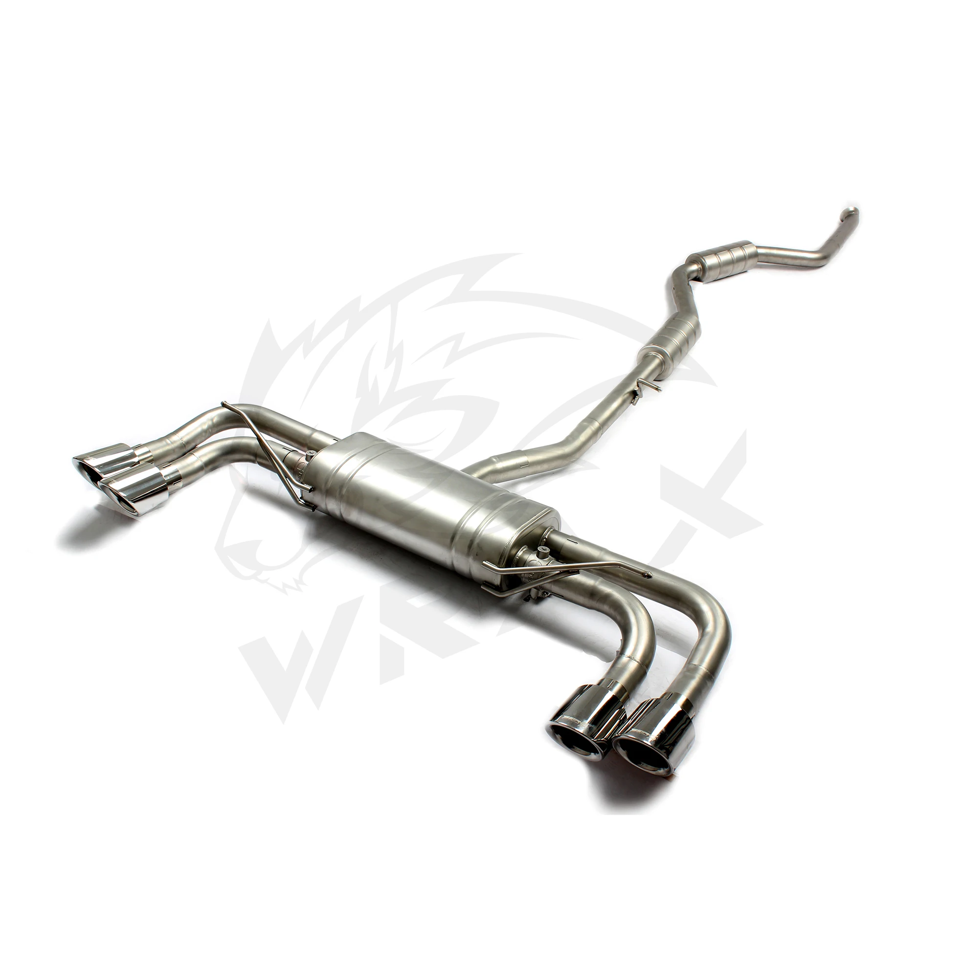 Catback-Auspuffanlage aus Edelstahl 304, Performance-Schalldämpferrohre für BMW X4 3.0 mit Ventil