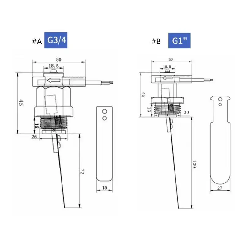 تدفقات المياه التي تمت ترقيتها من Y1UD تبديل تدفقات المياه المريحة مفاتيح التحكم في التحكم