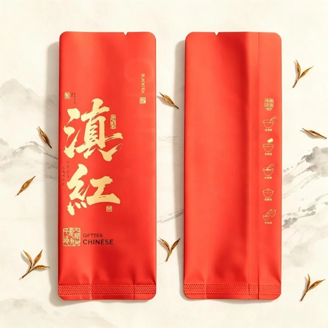 Real Chinese Jasmine Flower Tea Set Bags S/M/L 250g/500g Classic Jasmine Green Oolong Tea Aluminum Foil Bags Recyclable Sealing
