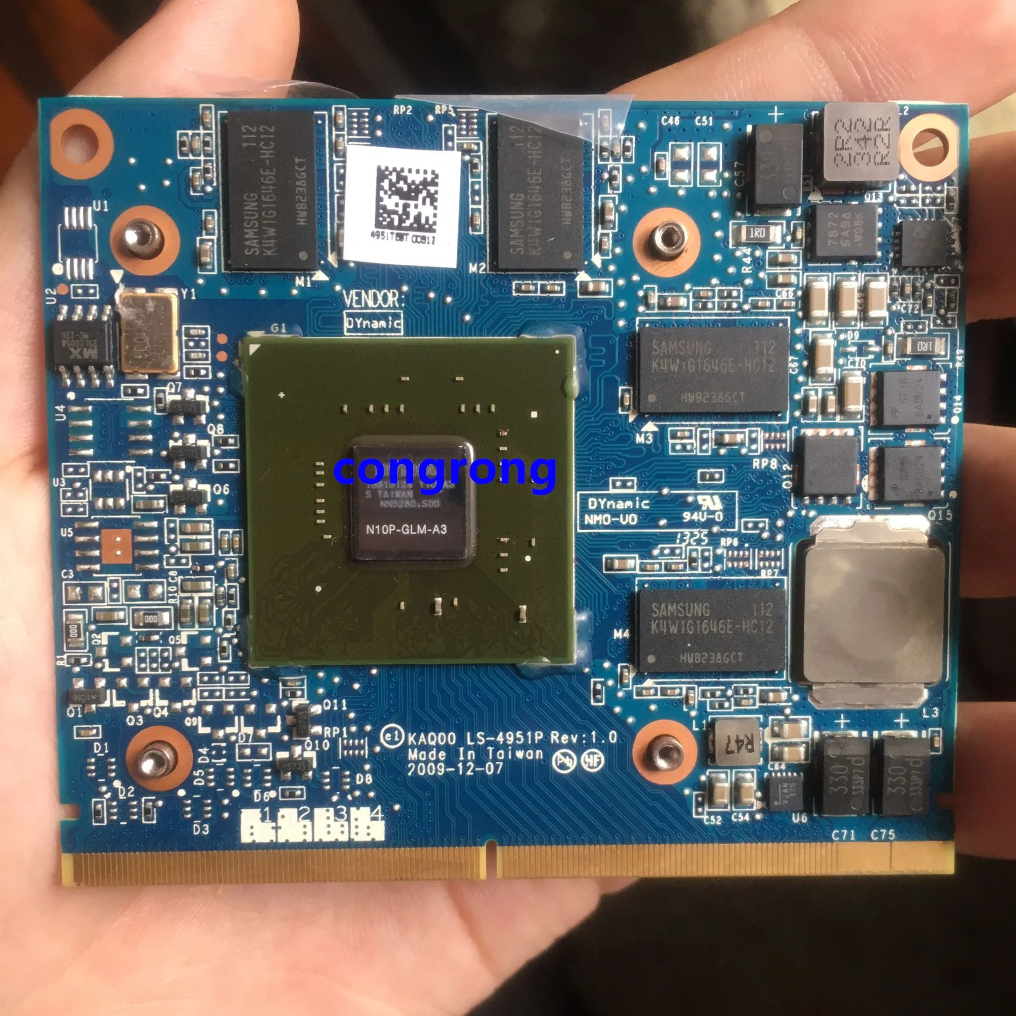 FX1800M FX 1800M 8540W 8540P 1G N10P-GLM4-A3 ls-4959p Graphic Video Card For HP 8540W 8540P Display Video Card
