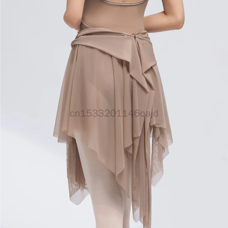 New Multi Level Adjustable Mesh Half Skirt Ballet Practice Skirt Available in Multiple Colors for Adults and Children