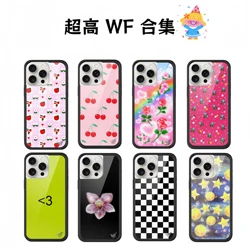 Wilde Bloem 3d Meisjes Strik Hoge Hakken Telefoon Hoesje Voor Iphone 15 14 13 Pro Max 13pro 14pro 15pro Wf Konijn Schattige Cartoon Cover Funda