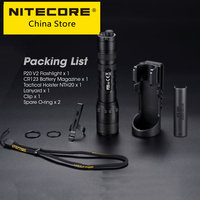 NITECORE P20 V2 Strong Light 1100 Lumens Instantaneous Flash LED Portable Tactical Flashlight Search Torch Lamp18650 Battery