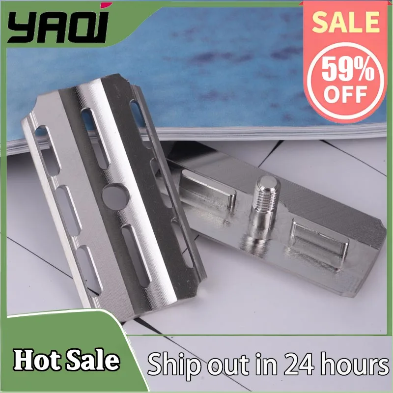 

YAQI Telstar 316 Stainless Steel Safety Double Edge Razor Head,1.15mm Blade Gap, Precision Shaving Tool for Barber Grade for Men