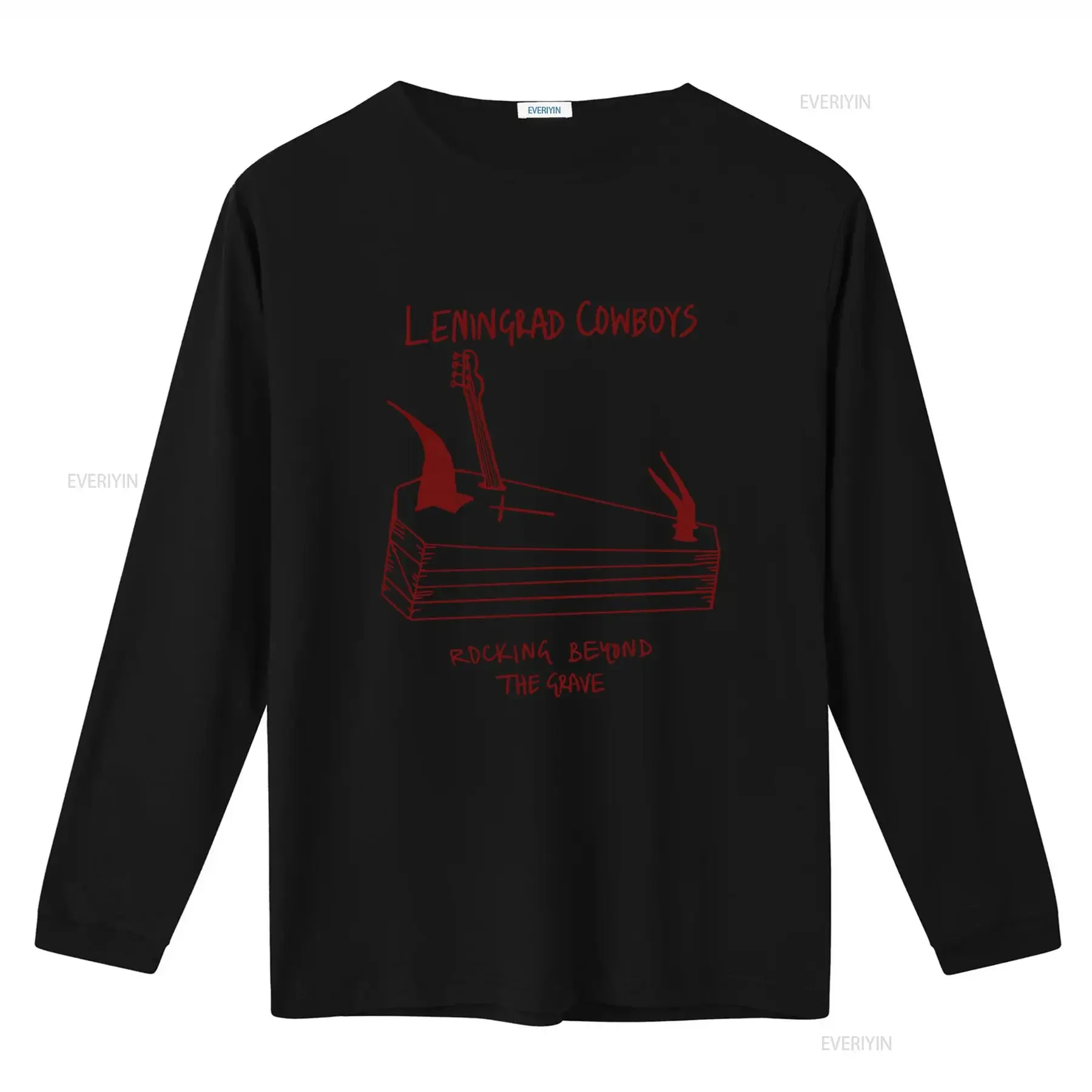 Leningrad Cowboys Rocking Beyond The Grave T Shirt vintage Washed Stretched Breathable Unisex designer clothes Soft Slightly