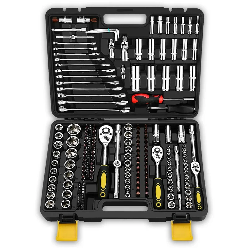 Professional 216 Pcs Mirror Socket Tool Set 1/2