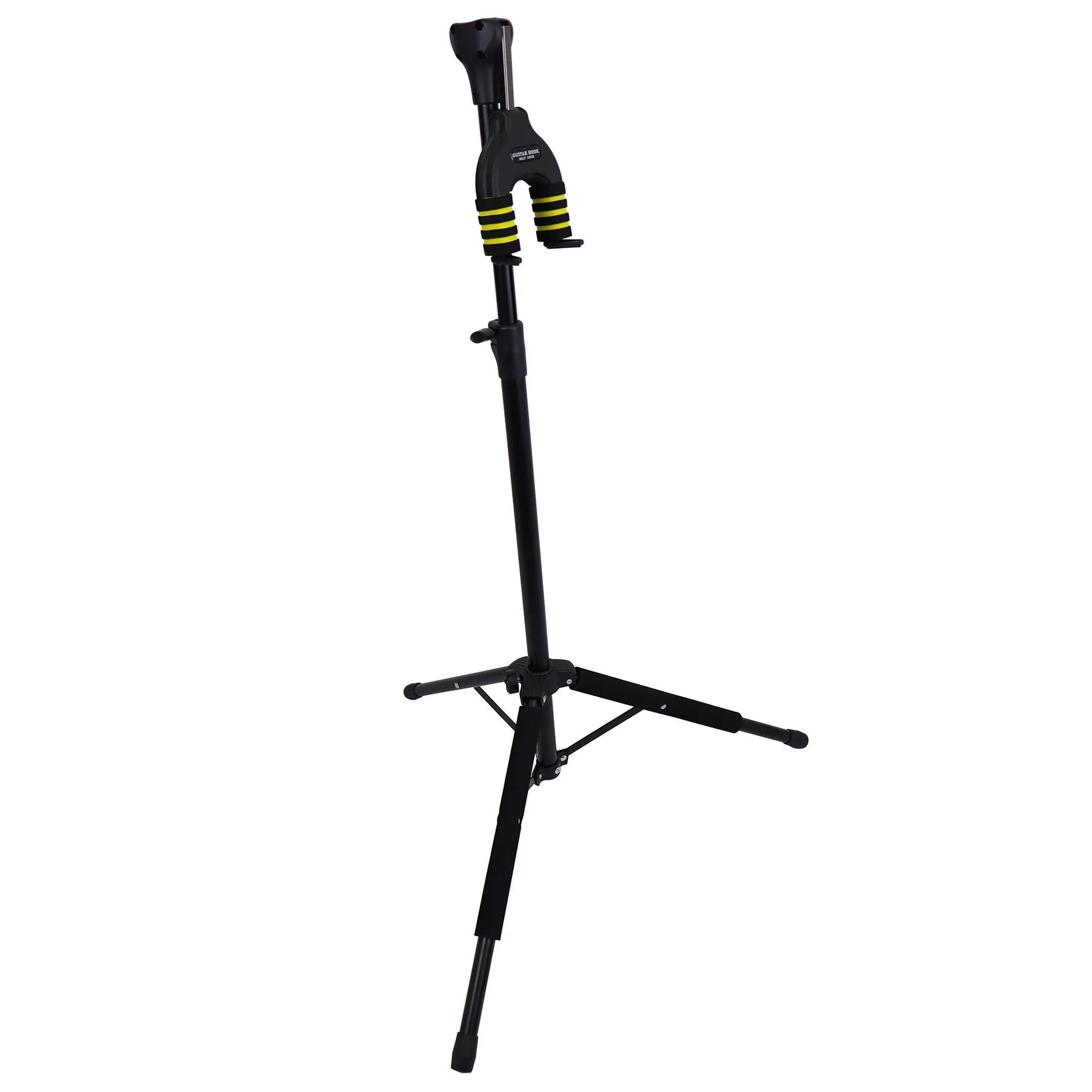 Vertical Guitar Stand Gravity Lock Automatic Closing Guitar Stand Foldable EVA Sponge Electric Wood Guitar Stand
