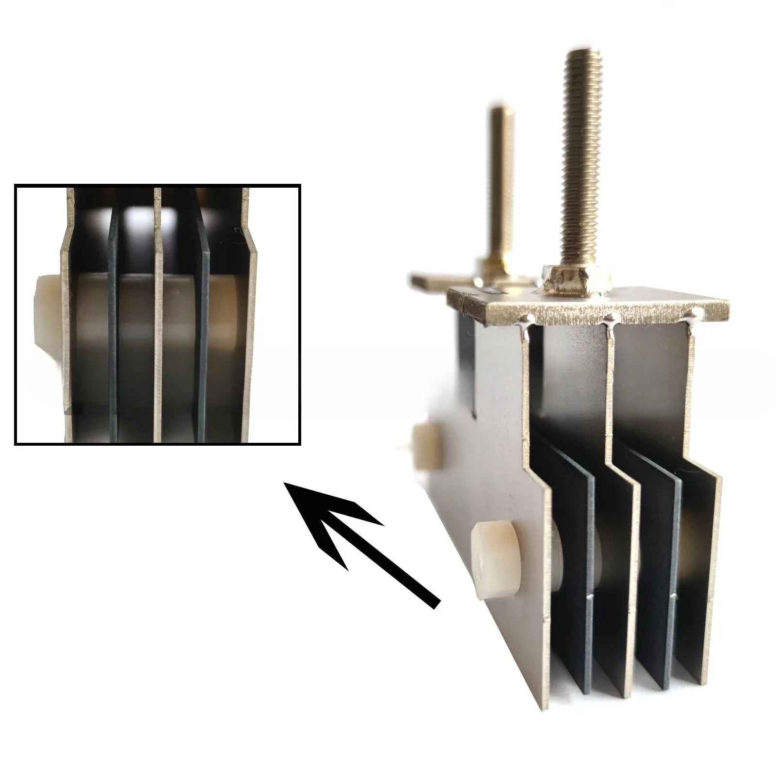 أنود القطب الكهربائي من النوع DSA مطلي بـ MMO Ru Ir لخلية التحليل الكهربائي للهيدروجين #3