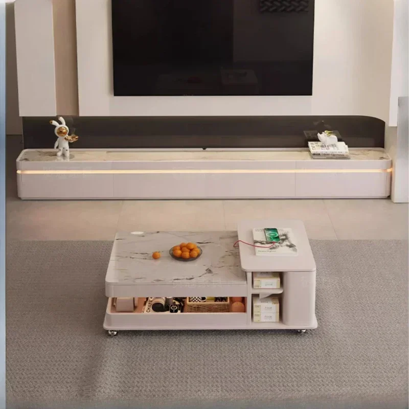 Nordic Mueble Para Televisor Home Furniture Luxury Design Tv Stand Living Room Modern Tv Stand Universal Led Lights Showcase