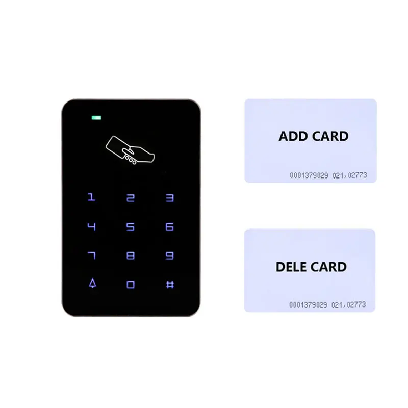 Standalone Access Control Tough Keypad 1000user RFID Card 125K  Support Wg26 Reader Format Output 2pcs Mother Card