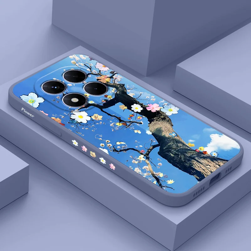 

Sky Branch Phone Case For Xiaomi Poco F7 X7 X6 F6 M6 M5 M5S F5 X5 F4 X4 M4 F3 M3 X3 Pro 4G 5G GT Silicone Cover