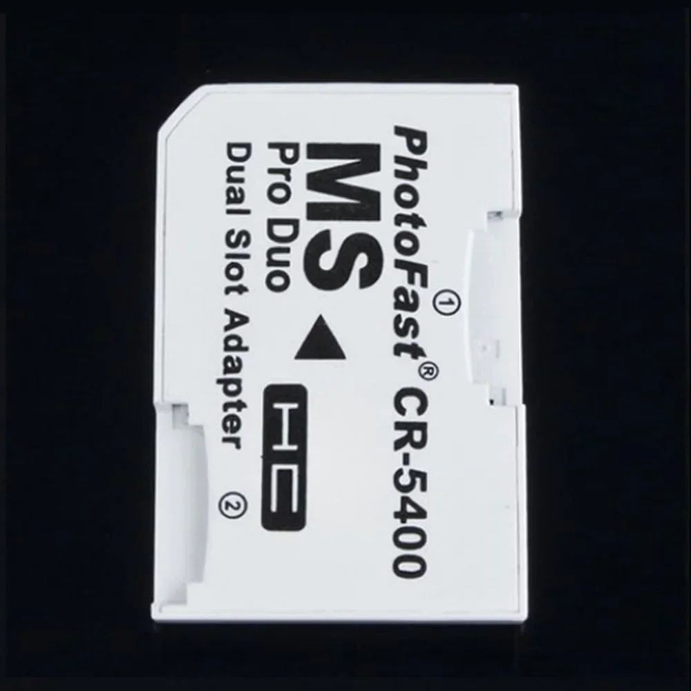 بطاقة فلاش TF بفتحة مزدوجة إلى محول ذاكرة MS Pro Duo لمحول PSP 1000/2000/3000 CR5400 ملحقات الألعاب #5