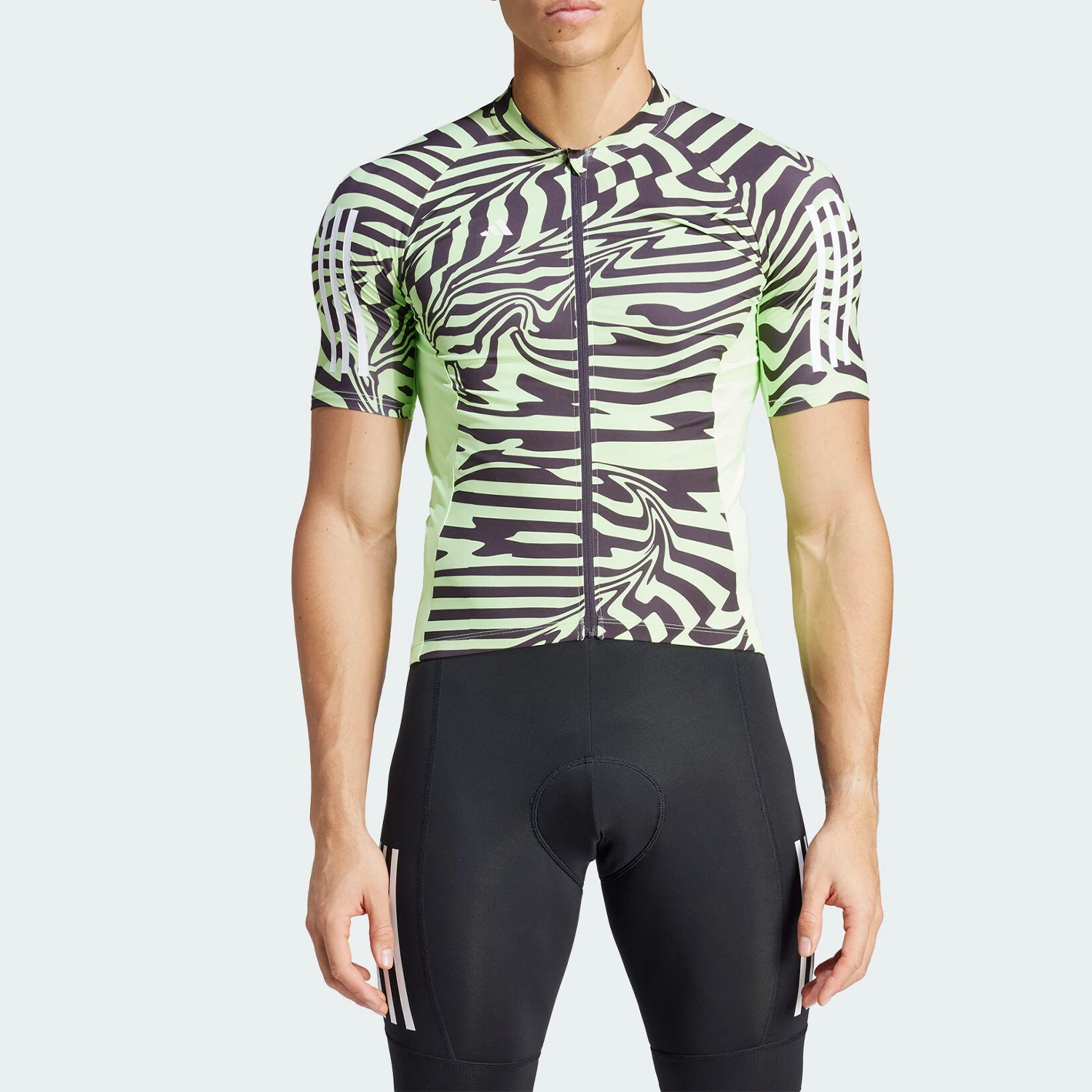 

Adidas Genuine ESS FZ JSY Men's Cycling Sports T-shirt IT3419