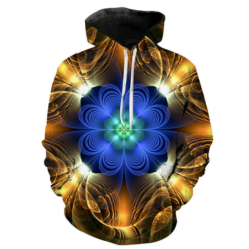 Spring Fall Hoodies Fashion Flower Men Women Children Cool 3D Printed Sweatshirts Pullover Boy Girl Kids Streetwear y2k Top Coat