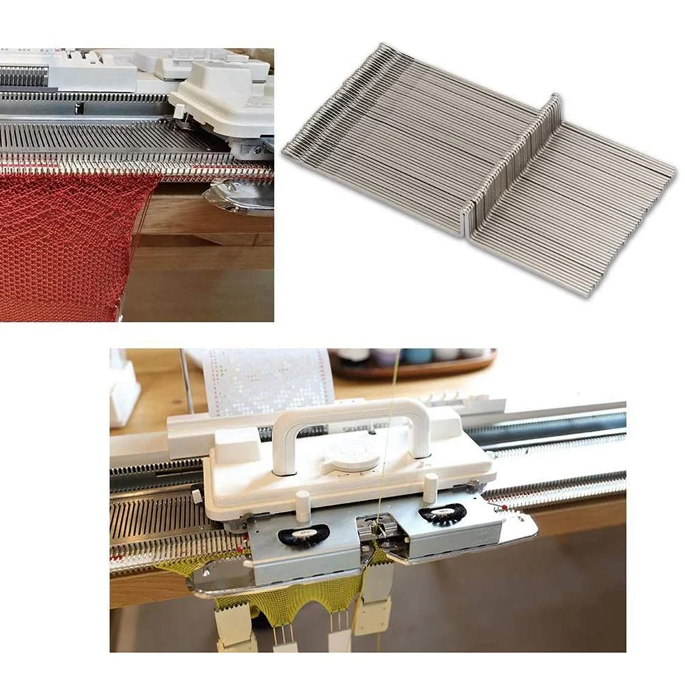 مجموعة إبر آلة الحياكة الفولاذية 50 قطعة، مناسبة لـ KR830 KR840 KR850 KR890 HY