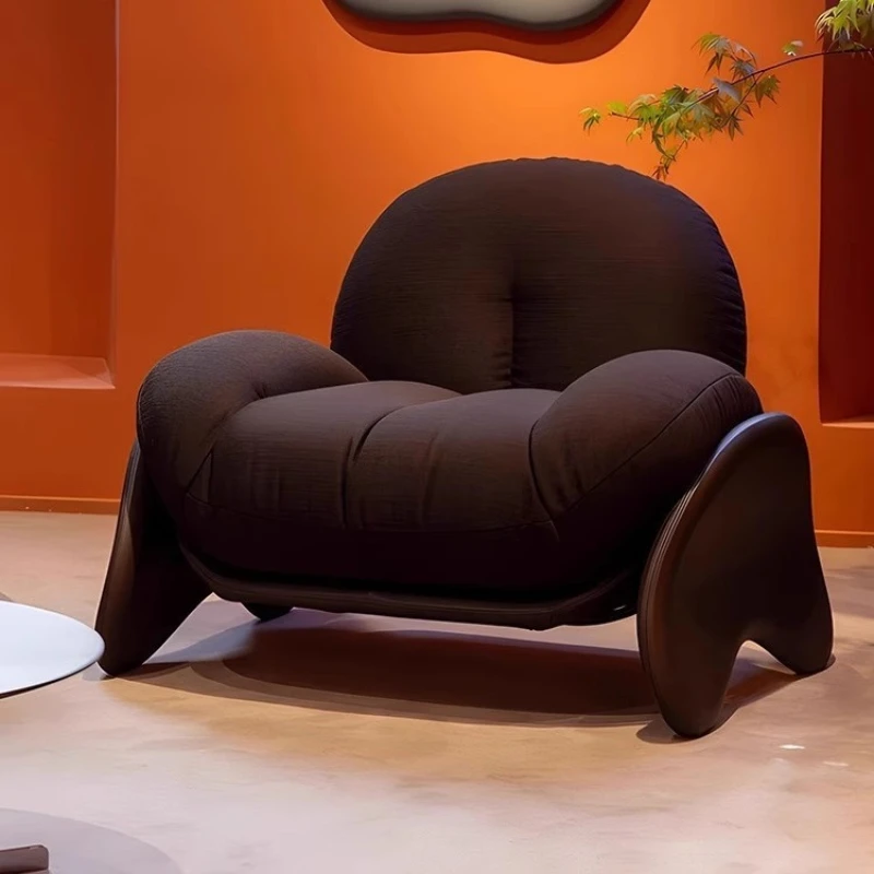 

Light luxury lazy designer sofa chair, lounge chair, living room tiger chair, medieval wabi-sabi style lounge chair