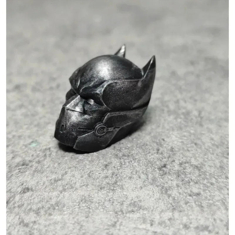 1/12 Scale Action Figures Batman Helmet Head Carving Model Accessory for 6-inch Mezco Shf Hobbies Soldier Decor DIY view 5