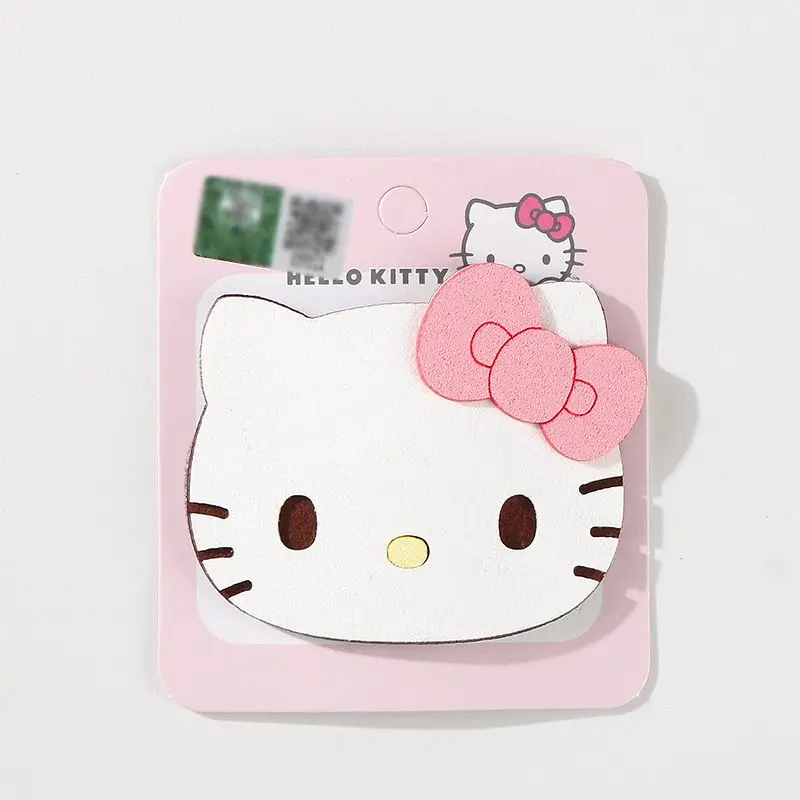 Nuevo Cinnamoroll Hello Kitty Kuromi My melody Pochacco flequillo de Velcro pegajoso Sanrio Heartbreak artefacto para el cabello para niñas de alta apariencia