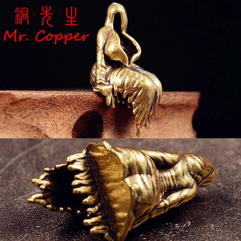 New Beautiful Ghost Statue Thrilling Robe Nightcrawler Copper Desktop Figurine Ornaments Horror Ghost Sculpture Decorations